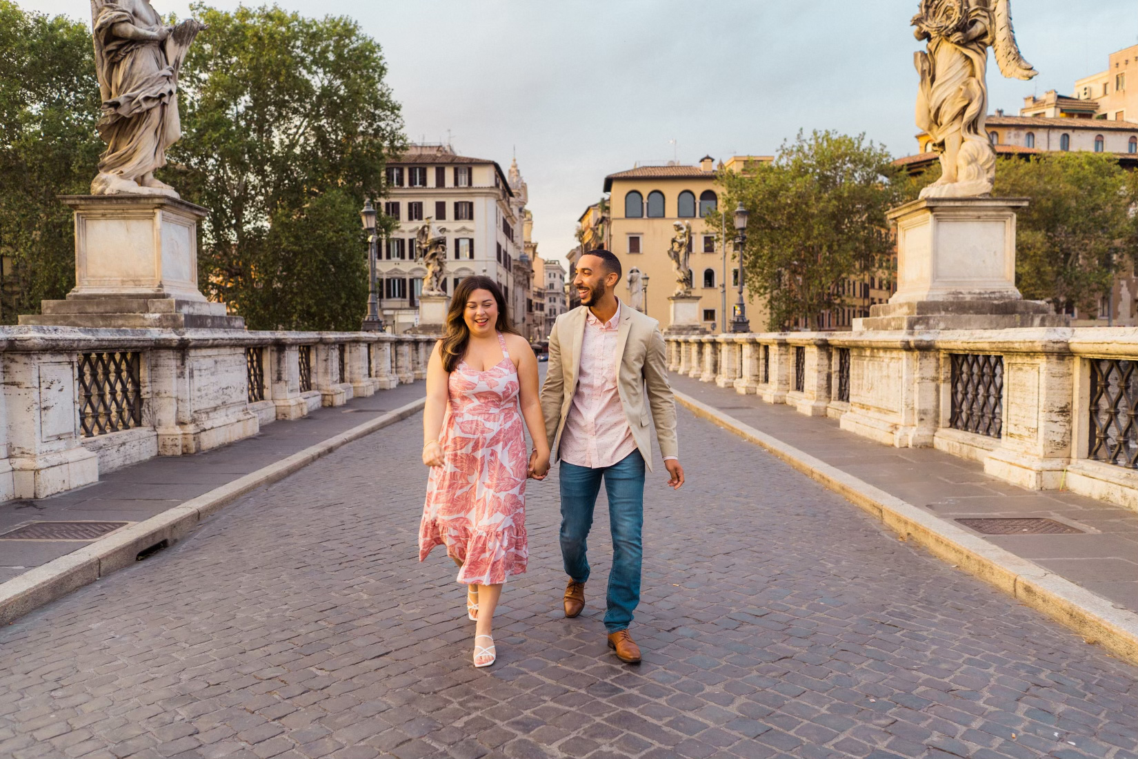Thomas and his wife in Rome